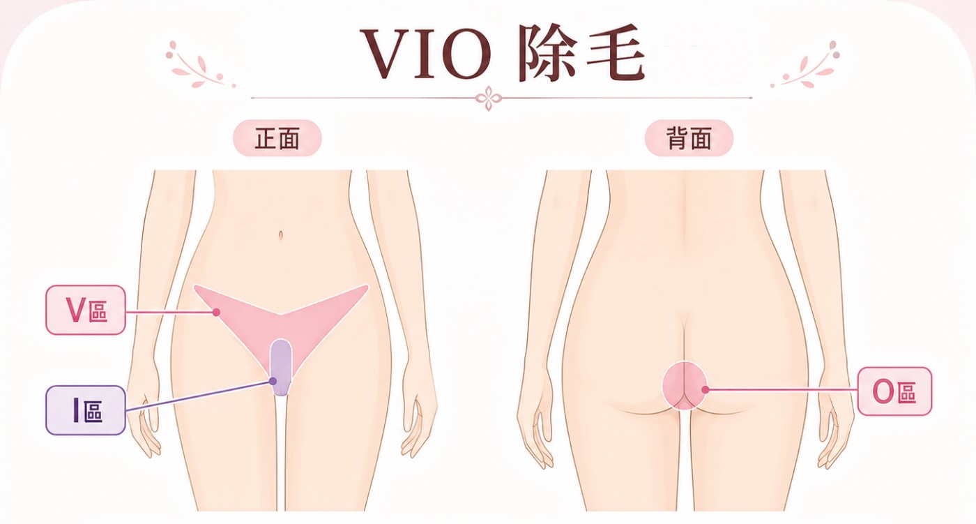VIO三個部位